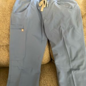 FIGS YOLA Skinny Scrub Pants For Women Sz XXS Blue